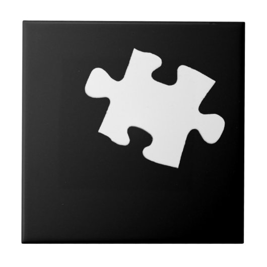 Ontbrekend stuk puzzelstuk tegeltje (Voorkant)