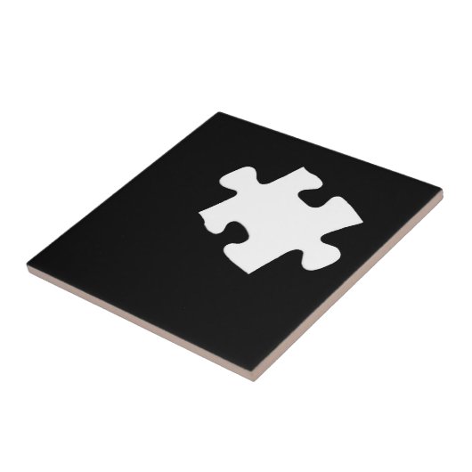 Ontbrekend stuk puzzelstuk tegeltje (Zijkant)