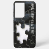 Ontbrekend stuk puzzelstukje foto Aangepast Samsung Galaxy Hoesje (Achterkant)