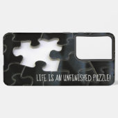 Ontbrekend stuk puzzelstukje foto Aangepast Samsung Galaxy Hoesje (Linkerkant)