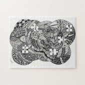 Ontbrekend stuk van de puzzel legpuzzel (Horizontaal)