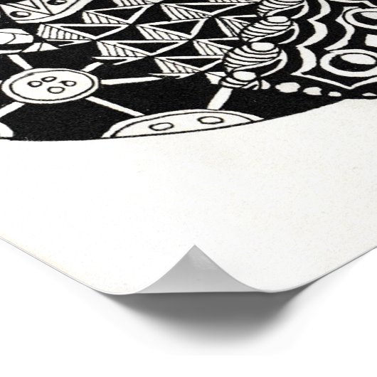 Ontbrekend stuk van de puzzel poster (Hoek)