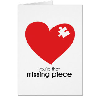 Ontbrekend stuk van mijn hart