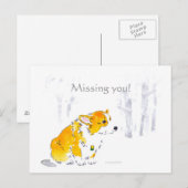 Ontbrekend U Corgi-Briefkaart Briefkaart (Voorkant / Achterkant)