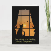 Ontbrekend u Kat in de Naam van de Douane van het  Kaart (Voorkant)