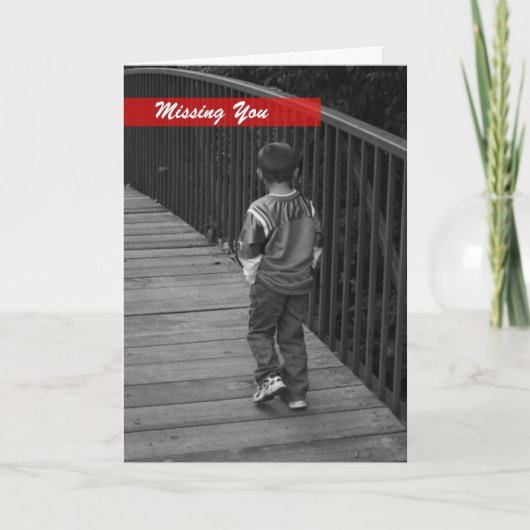 Ontbrekend Wenskaart Kaart (Voorkant)