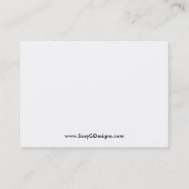 Ontbrekend wenskaart visitekaartje (Achterkant)