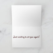 Ontbrekend You Chocolate Lab op Forest Trail Sjabl Kaart (Binnen)