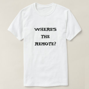 Ontbrekende afstandsbediening t-shirt