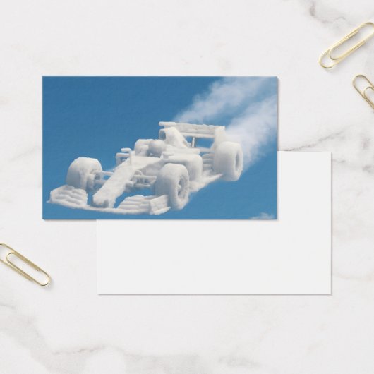 Ontbrekende auto cloud profiel visitekaartje (Kantoor)