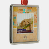 Ontbrekende berichten metalen ornament (Rechts)