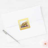 Ontbrekende berichten vierkante sticker (Envelop)