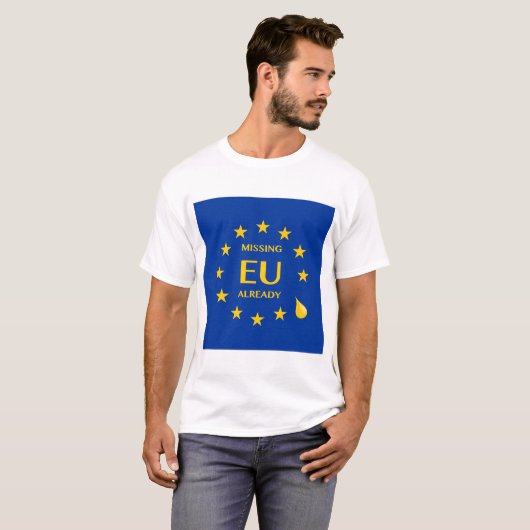 Ontbrekende EU al T-shirt (Voorkant volledig)