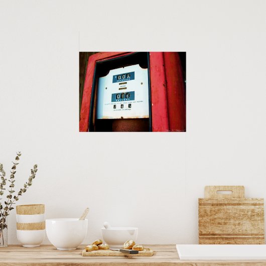 Ontbrekende gasprijs poster (Keuken)