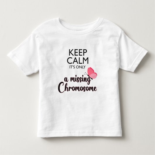 Ontbrekende gevoeligheid voor het chromosoomturner kinder shirts (Voorkant)