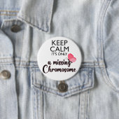 Ontbrekende gevoeligheid voor het chromosoomturner ronde button 7,6 cm (In situ)