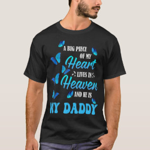 Ontbrekende herinnering aan mijn vader in de hemel t-shirt