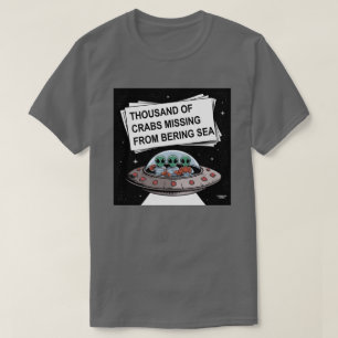 Ontbrekende krabben t-shirt
