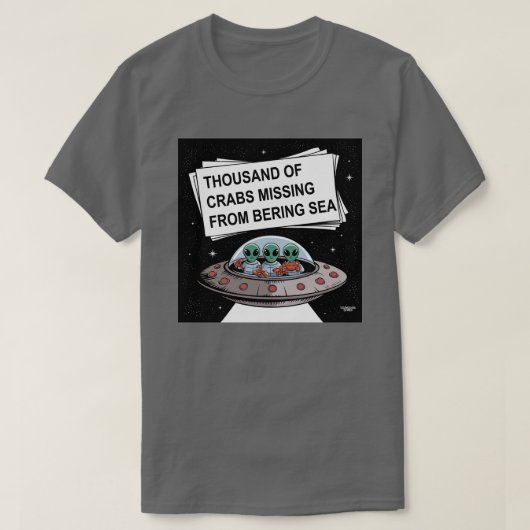 Ontbrekende krabben t-shirt (Design voorkant)