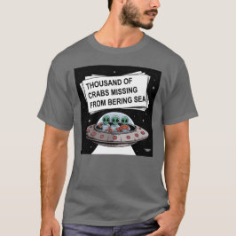 Ontbrekende krabben t-shirt