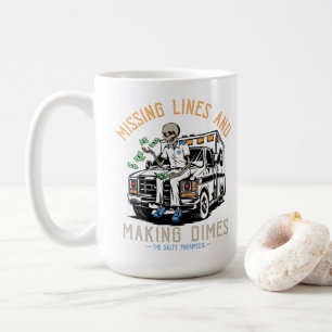Ontbrekende lijnen en het maken van Dimes Coffee M Koffiemok