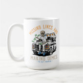 Ontbrekende lijnen en het maken van Dimes Coffee M Koffiemok (Links)