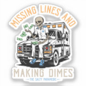 Ontbrekende lijnen en het maken van Dimes Sticker (Voorkant)