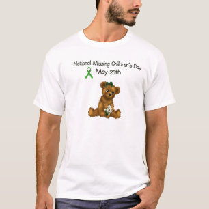 Ontbrekende Mannen op de kinderdag - Witte T-shirt