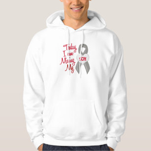 Ontbrekende mijn zoon 1 (grijs lint) hoodie