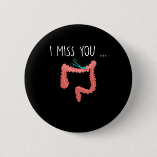 Ontbrekende My Colon Funny Ostomy Chirurgie Hum Ronde Button 5,7 Cm