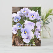 Ontbrekende Paarse pasteitjes foto op maat Kaart (Staand voorkant)