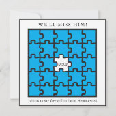 Ontbrekende partijuitnodigingen voor feestdagen kaart (Voorkant)