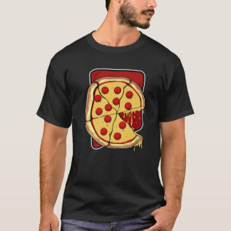 Ontbrekende Piece Pizza Slice Matching Couple Vale T-shirt