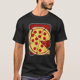 Ontbrekende Piece Pizza Slice Matching Couple Vale T-shirt
