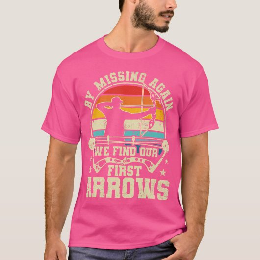 Ontbrekende pijlen Funny Archer Archery T-shirt (Voorkant)