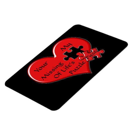 Ontbrekende Puzzle Piece Magnet Magneet (Linkerzijde)