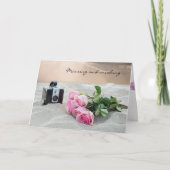 Ontbrekende rozen op het strand kaart (Voorkant)