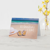 Ontbrekende strandscène kaart (Gele Bloem)