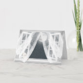 Ontbrekende Teddy Bear in Window Kaart (Voorkant)