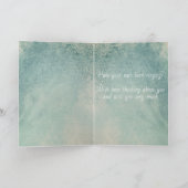 Ontbrekende U Calla Lilies Waterverf Custom Kaart (Binnen)