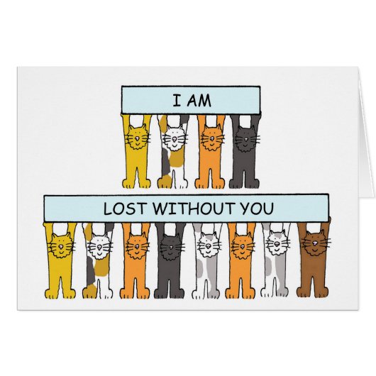 Ontbrekende U Cartoon Cats (Voorkant Horizontaal)