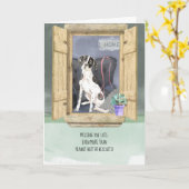 Ontbrekende U verliest de Dog van de Engelse Wijze Kaart (Gele Bloem)