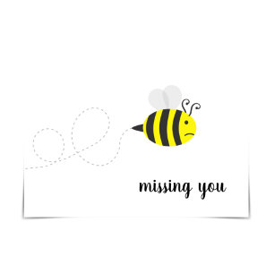 "Ontbrekende U" Zad Bee Kaart