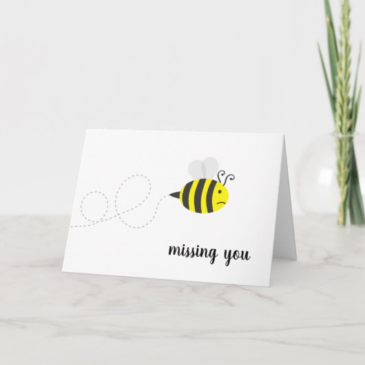 "Ontbrekende U" Zad Bee Kaart (Voorkant)