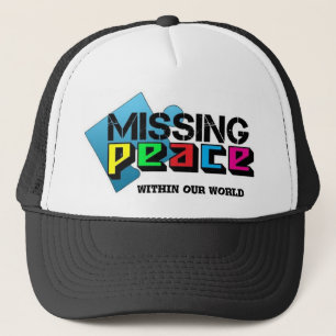ontbrekende vrede in onze wereld trucker pet