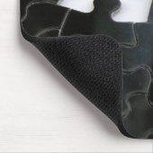 Ontbrekende zwarte witte Sjabloon van Puzzle Piece Muismat (Hoek)