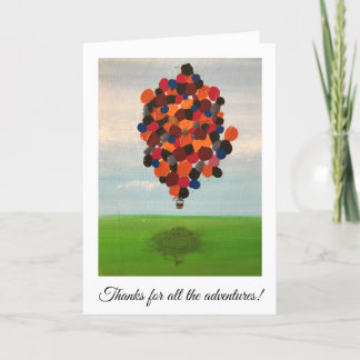 Ontbrekingskaart - Bedankt voor avonturen! Kaart