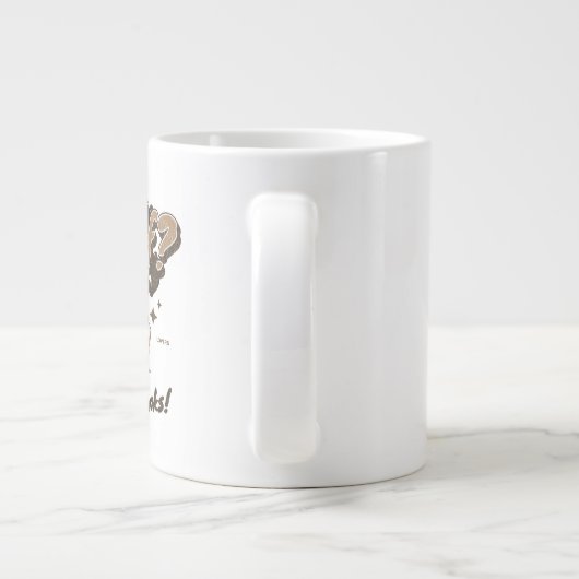 Ontcaf? Nee dank je! Grote Koffiekop (Achterkant)