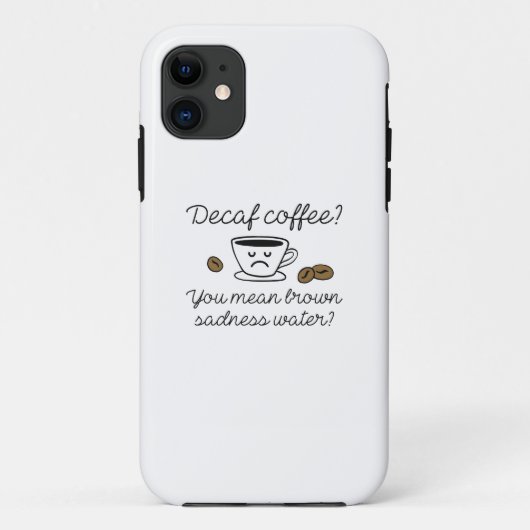 Ontcafïniseerde koffie Case-Mate iPhone case (Achterkant)