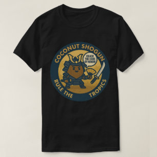 Ontcijfer De Code Van Eer Samoerai Kokosnoot T-shirt